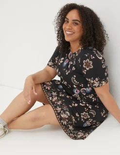 Women FatFace Dresses|Simone Floral Jersey Dress