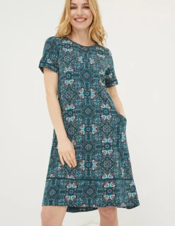 Women FatFace Dresses|Simone Mirrored Jersey Dress