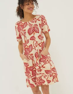 Women FatFace Dresses|Simone Vine Jersey Dress