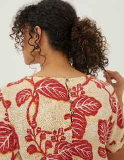 Women FatFace Dresses|Simone Vine Jersey Dress