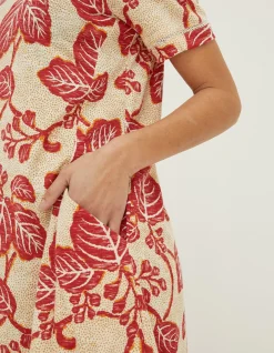 Women FatFace Dresses|Simone Vine Jersey Dress