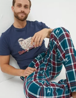 Men FatFace View All|Ski Jacquard Pyjama Bottoms
