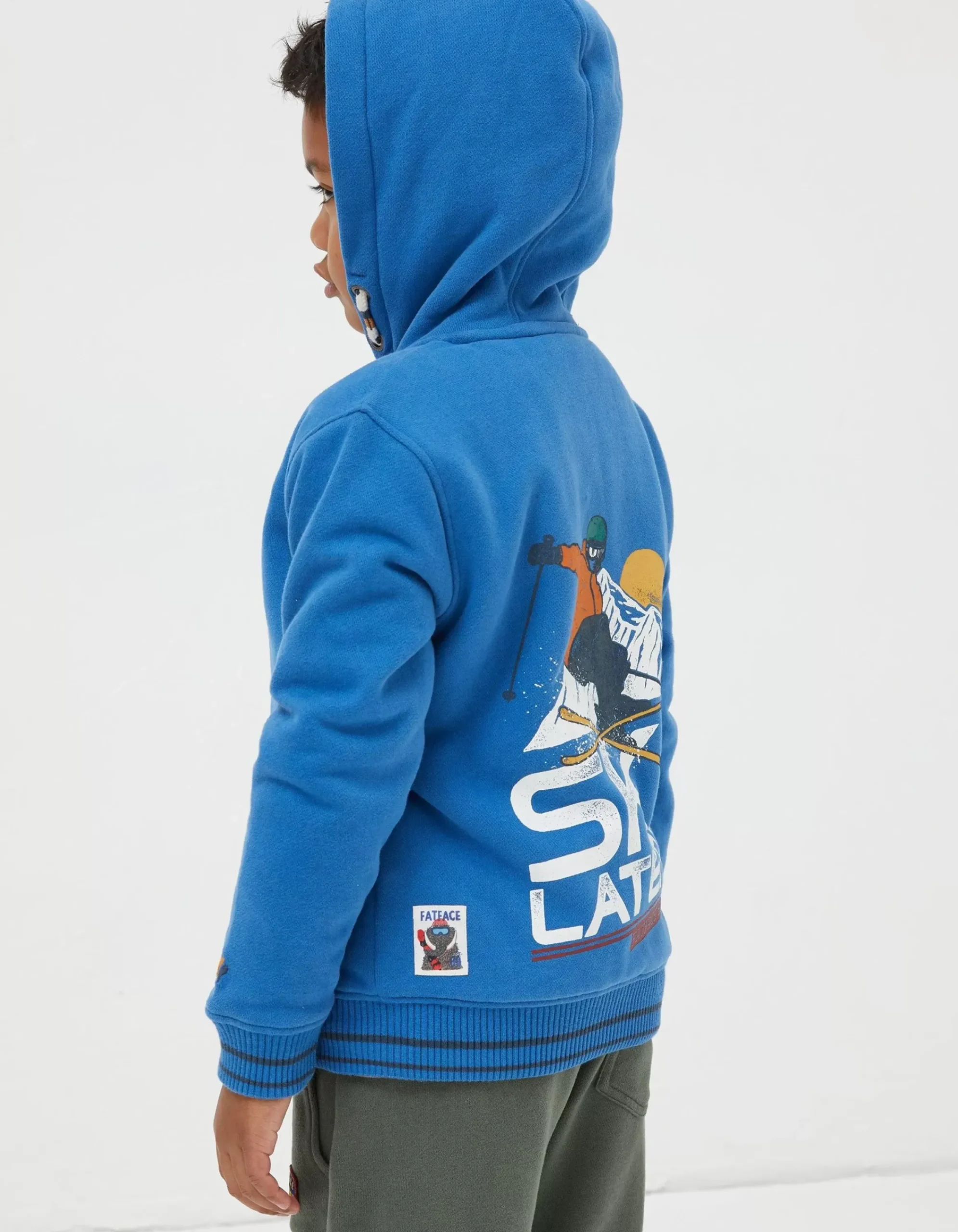 Boys FatFace View All|Ski You Later Sweat Zip Hoodie