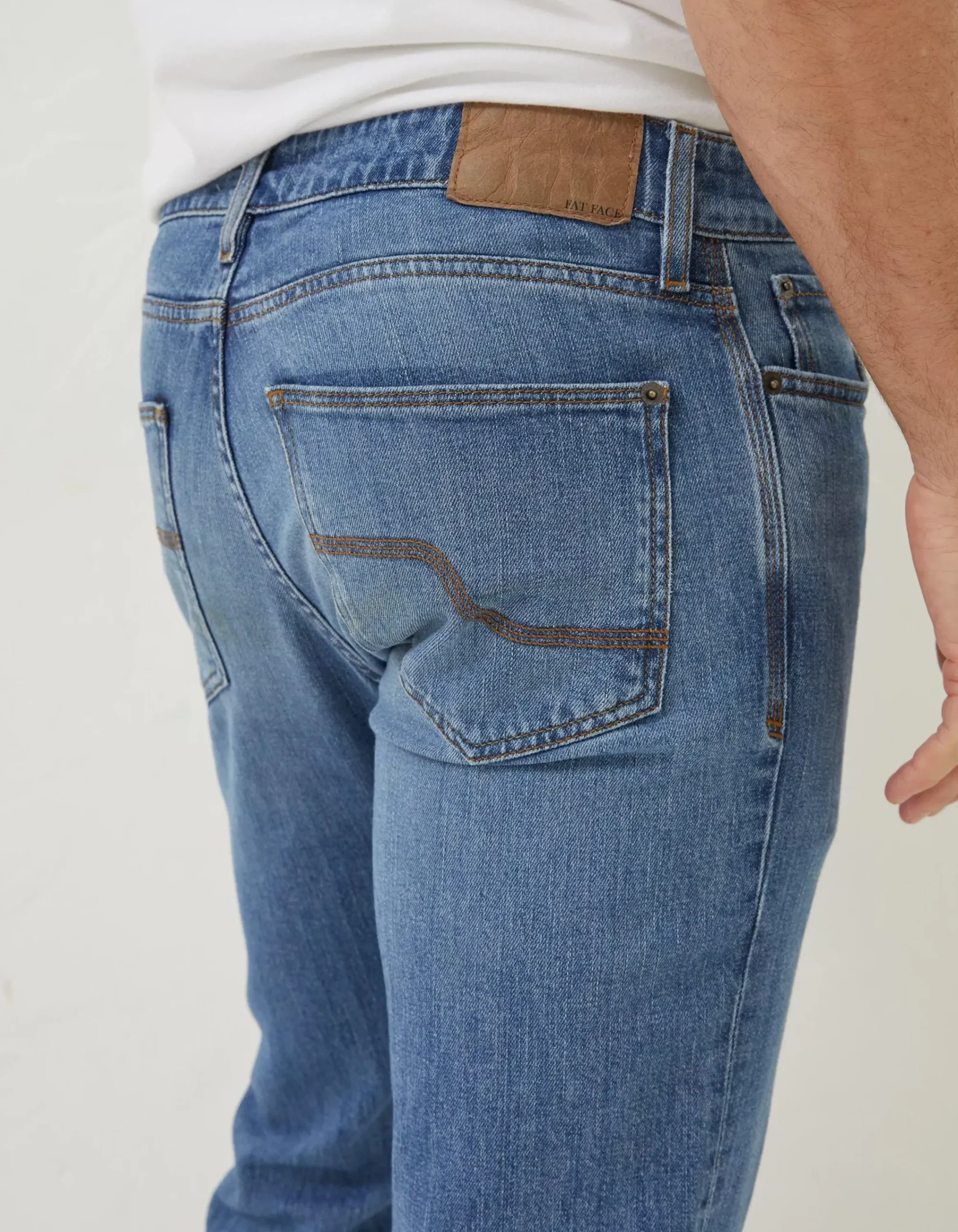 Men FatFace Jeans|Slim Authentic Wash Jeans