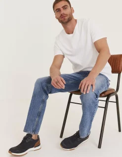 Men FatFace Jeans|Slim Light Wash Jeans