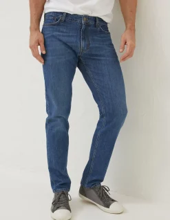 Men FatFace Jeans|Slim Mid Wash Jeans