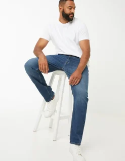 Men FatFace Jeans|Slim Mid Wash Jeans