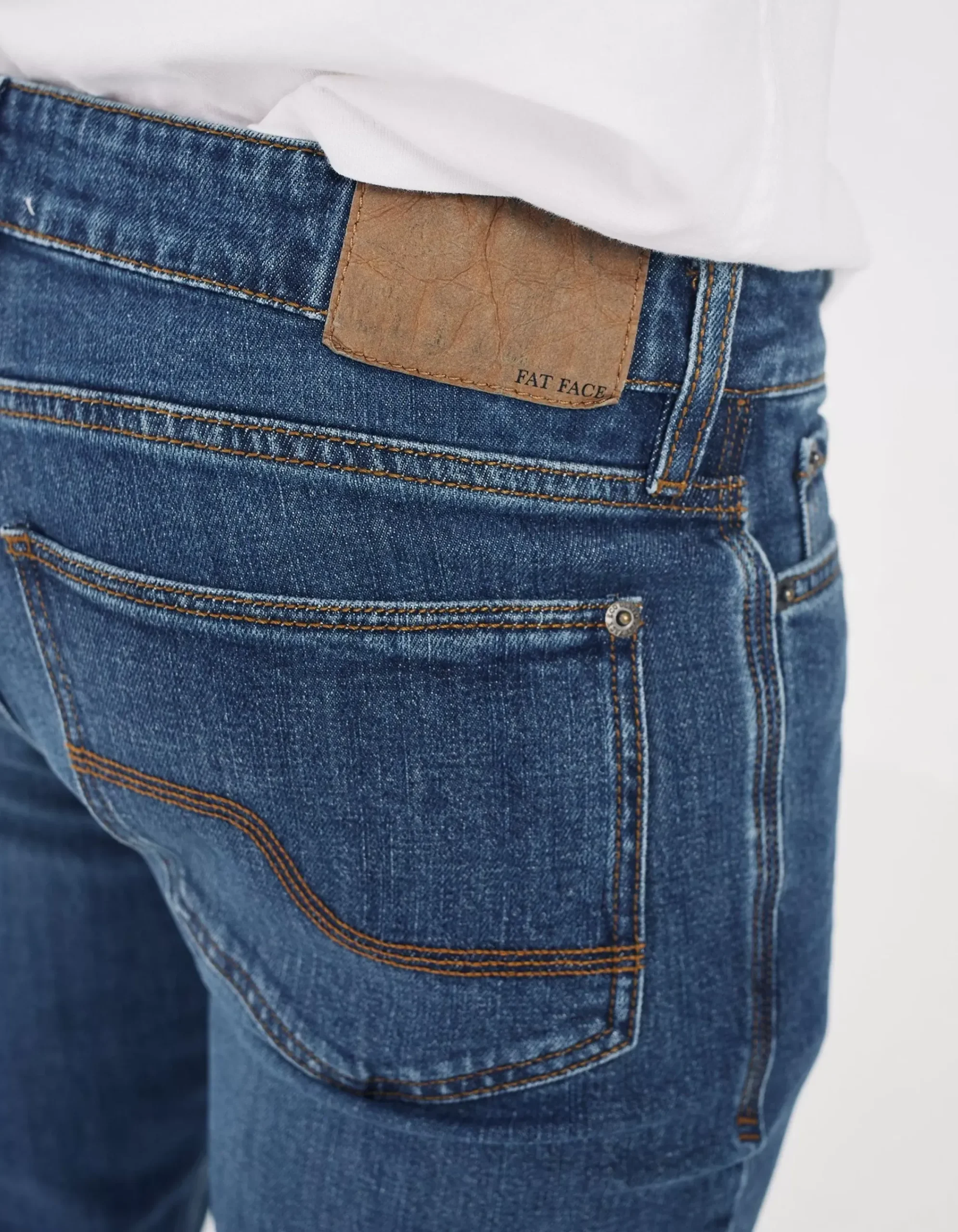 Men FatFace Jeans|Slim Stone Wash Jeans
