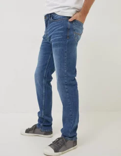 Men FatFace Jeans|Slim Stone Wash Jeans