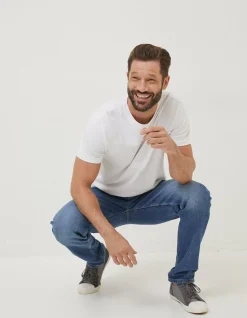 Men FatFace Jeans|Slim Stone Wash Jeans