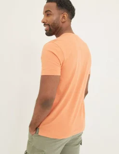 Men FatFace T-Shirts|Slub Henley T-Shirt