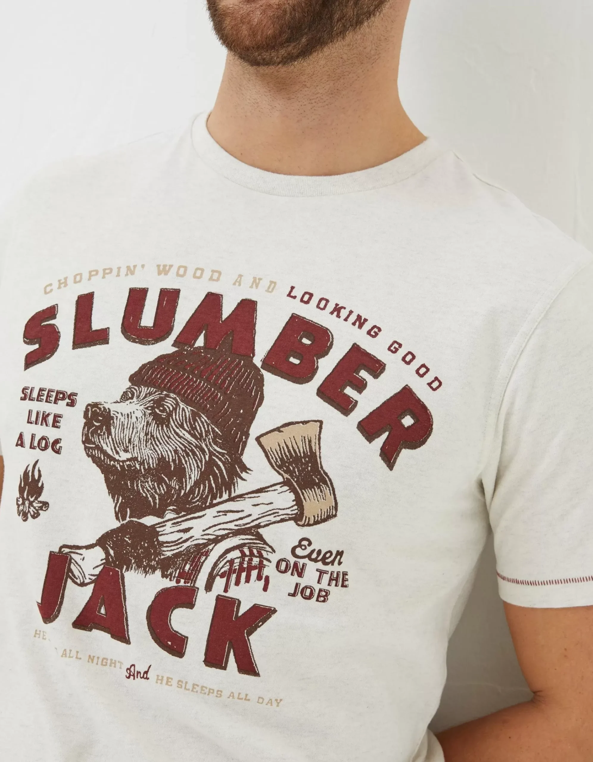 Men FatFace T-Shirts|Slumber Jack T-Shirt