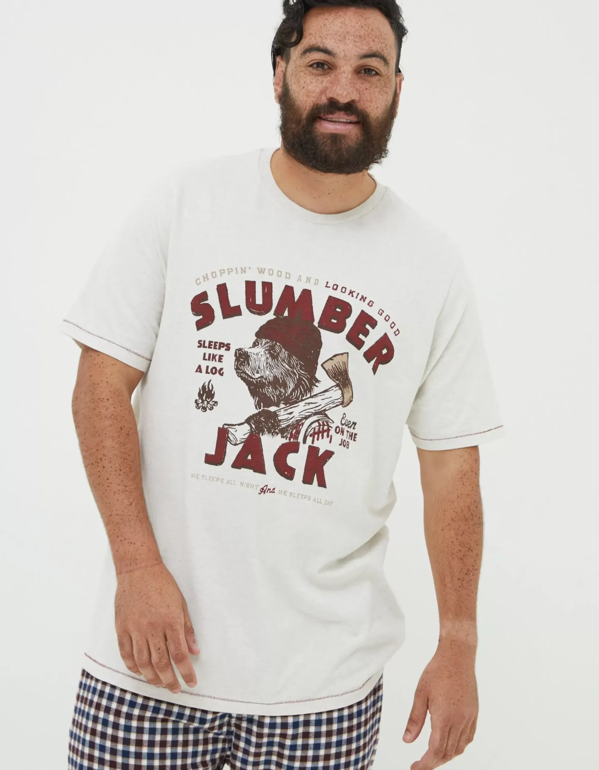 Men FatFace T-Shirts|Slumber Jack T-Shirt