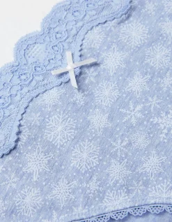 Women FatFace View All|Snowflake Print Mini Knickers