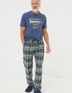 Men FatFace View All|Southsea Checked Pyjama Bottoms