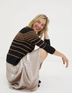 Women FatFace View All|Sparkle Stripe Jumper