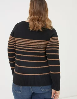 Women FatFace View All|Sparkle Stripe Jumper