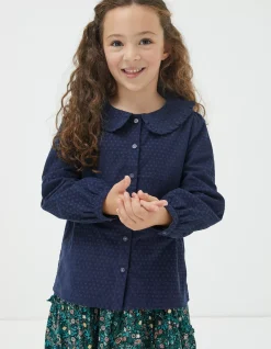 Girls FatFace View All|Spot Cord Blouse