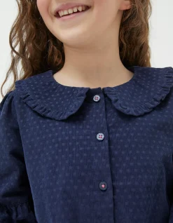Girls FatFace View All|Spot Cord Blouse