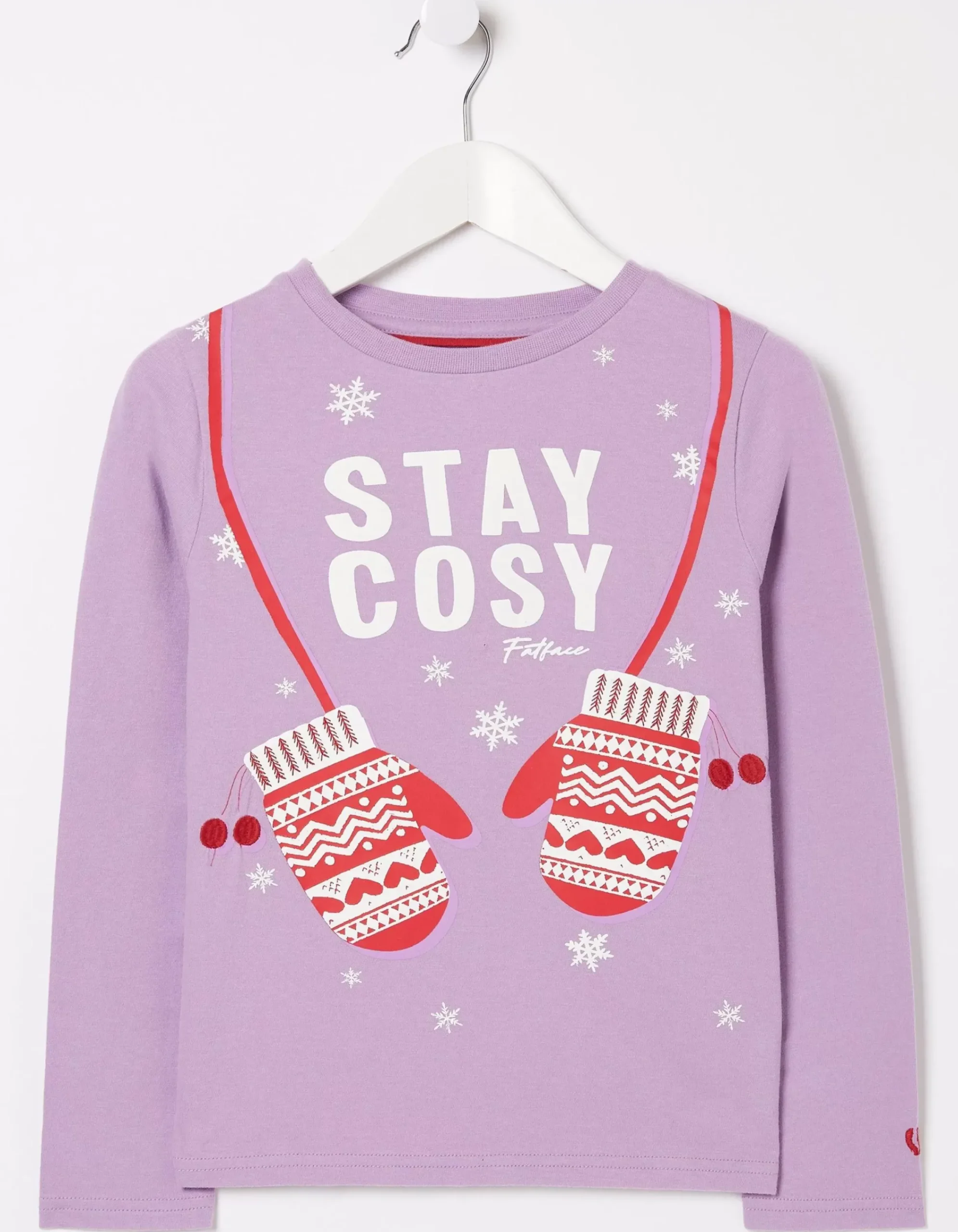 Girls FatFace View All|Stay Cosy T-Shirt