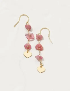Women FatFace View All|Stone And Heart Earrings
