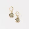 Women FatFace View All|Stone Flower Drop Earrings