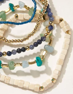 Women FatFace View All|Stone Stretch Bracelet