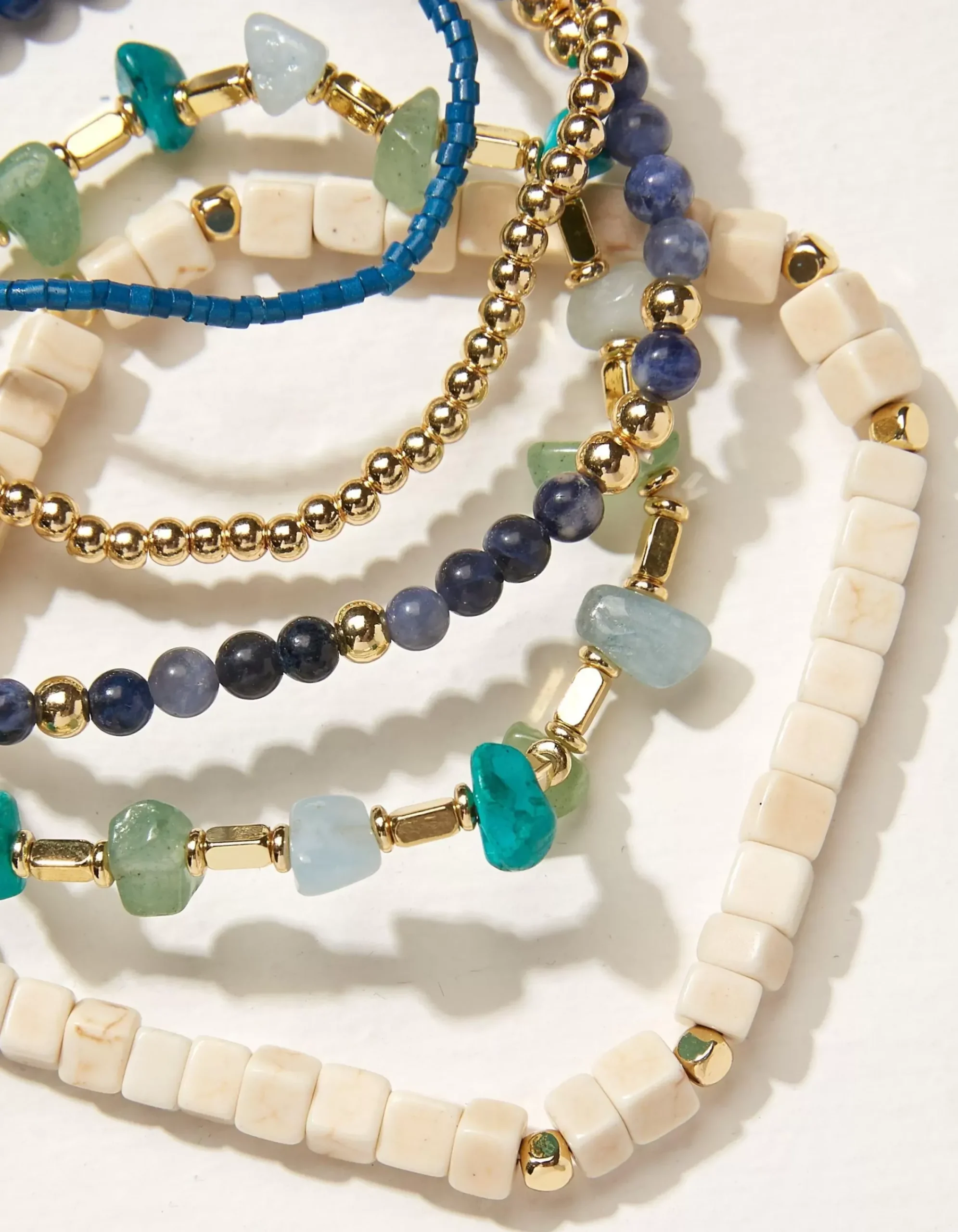 Women FatFace View All|Stone Stretch Bracelet