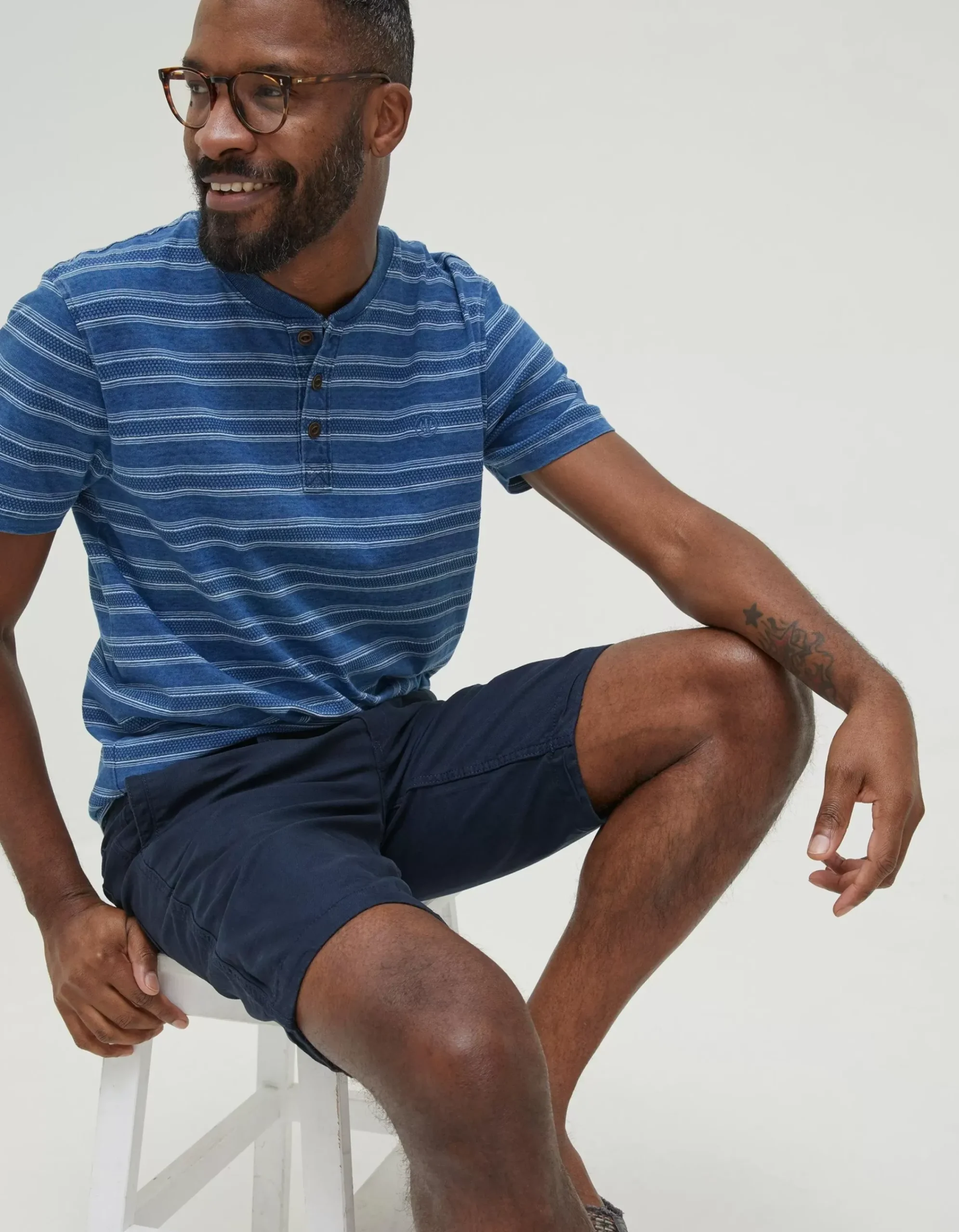 Men FatFace Shorts|Stow Flat Front Shorts