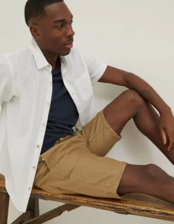 Men FatFace Shorts|Stow Flat Front Shorts