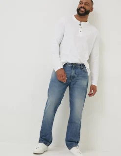 Men FatFace Jeans|Straight Authentic Wash Jeans