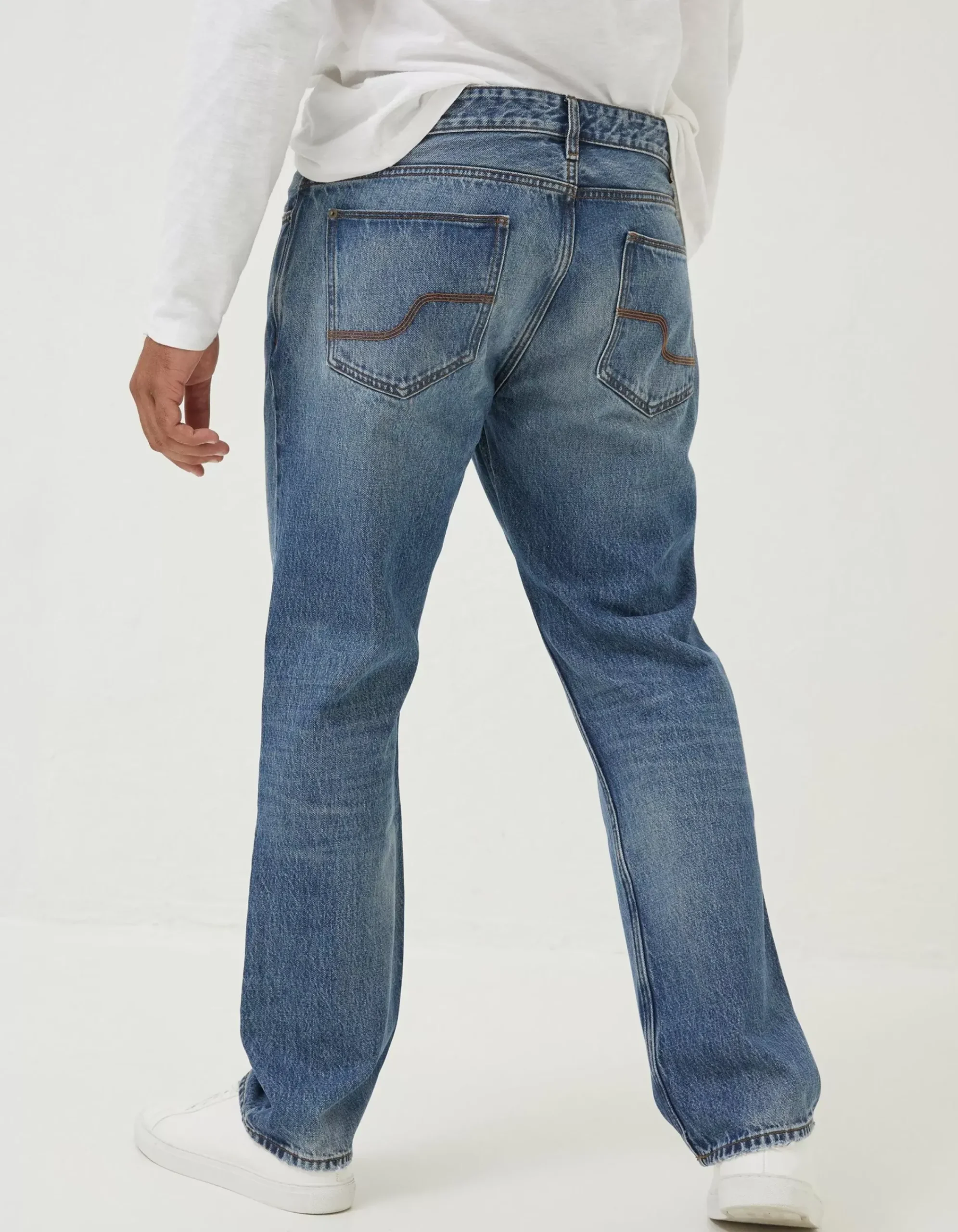 Men FatFace Jeans|Straight Authentic Wash Jeans