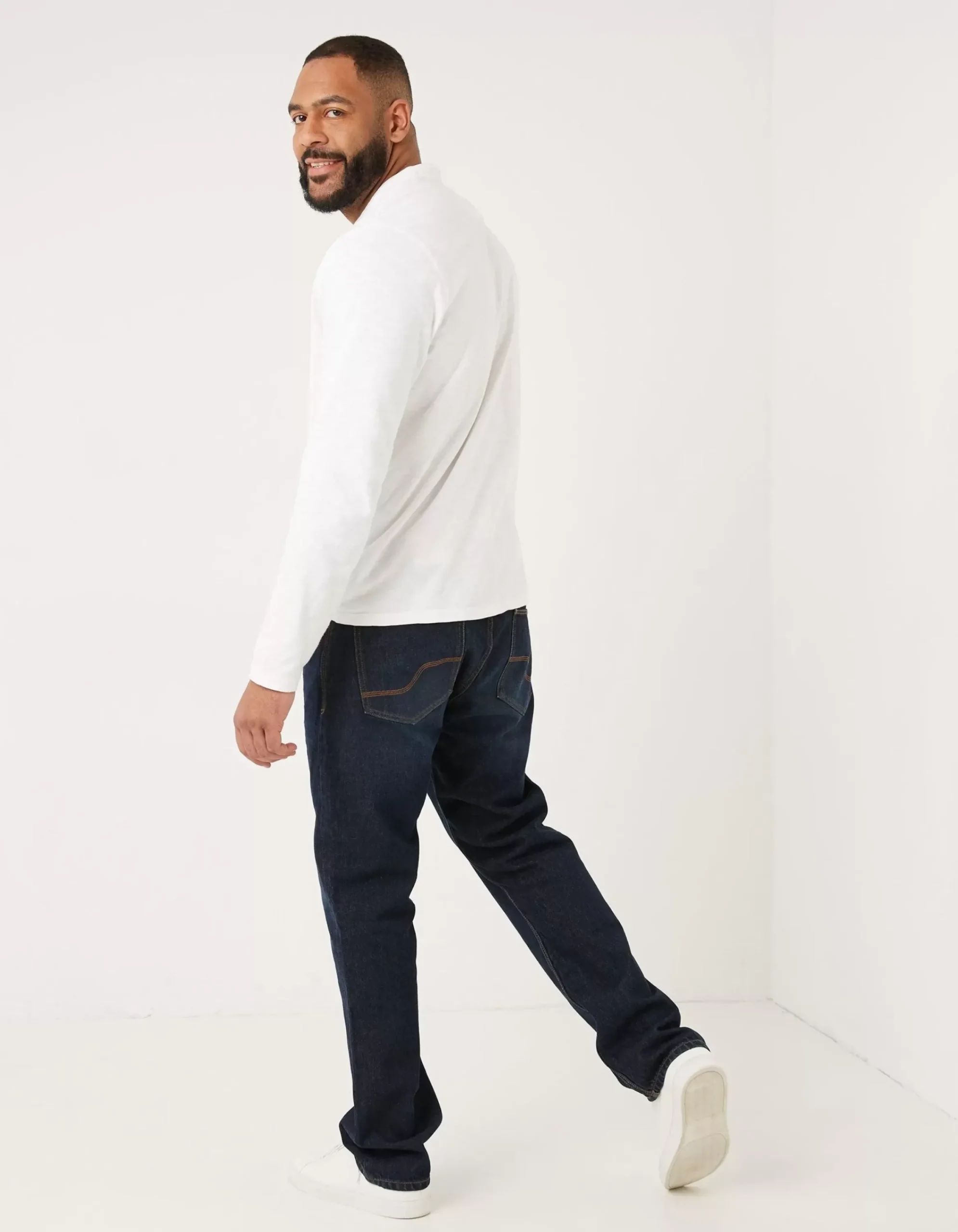 Men FatFace Jeans|Straight Dark Vintage Wash Jeans