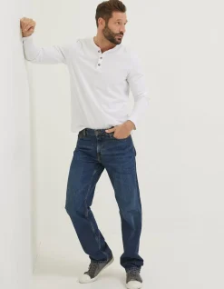 Men FatFace Jeans|Straight Mid Wash Jeans