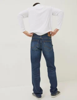 Men FatFace Jeans|Straight Mid Wash Jeans