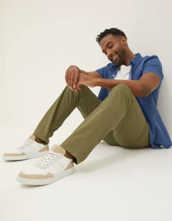Men FatFace Trousers & Chinos|Straight Pull On Trousers