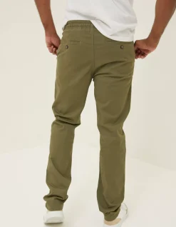 Men FatFace Trousers & Chinos|Straight Pull On Trousers