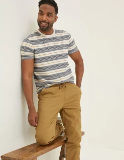 Men FatFace Trousers & Chinos|Straight Pull On Trousers