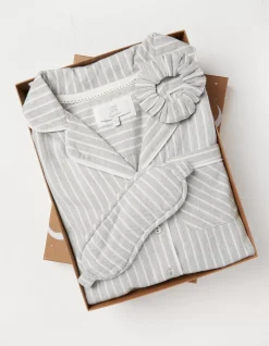Women FatFace View All|Stripe Box Pyjamas Gift Box Set