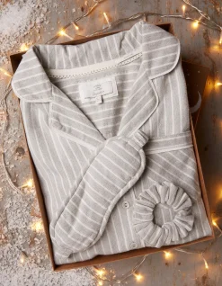 Women FatFace View All|Stripe Box Pyjamas Gift Box Set