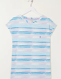 Women FatFace Tops & T-Shirts|Stripe Graphic T-Shirt