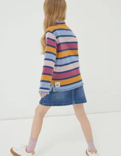 Girls FatFace View All|Stripe Half Neck Sweatshirt
