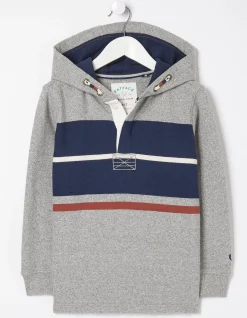 Boys FatFace View All|Stripe Henley Hoodie