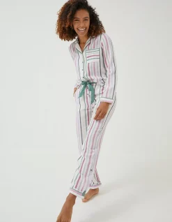 Women FatFace Nightwear & Loungewear|Stripe Pj Set