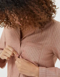 Women FatFace Nightwear & Loungewear|Stripe Pyjama Set