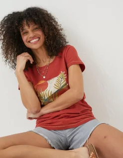 Women FatFace Tops & T-Shirts|Summer Haze T-Shirt