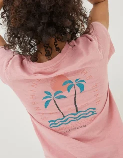 Women FatFace Tops & T-Shirts|Sunshine All The Time T-Shirt