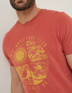 Men FatFace T-Shirts|Surf Club T-Shirt