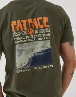 Men FatFace T-Shirts|Surf Comp T-Shirt