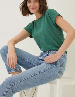 Women FatFace Jeans & Dungarees|Sutton Straight Cropped Jeans
